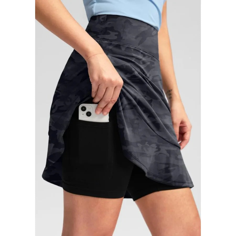 Viodia 20" Knee Length Skorts Skirts for Women with Pockets High Waisted Athletic Tennis Golf Skort for Casual Summer