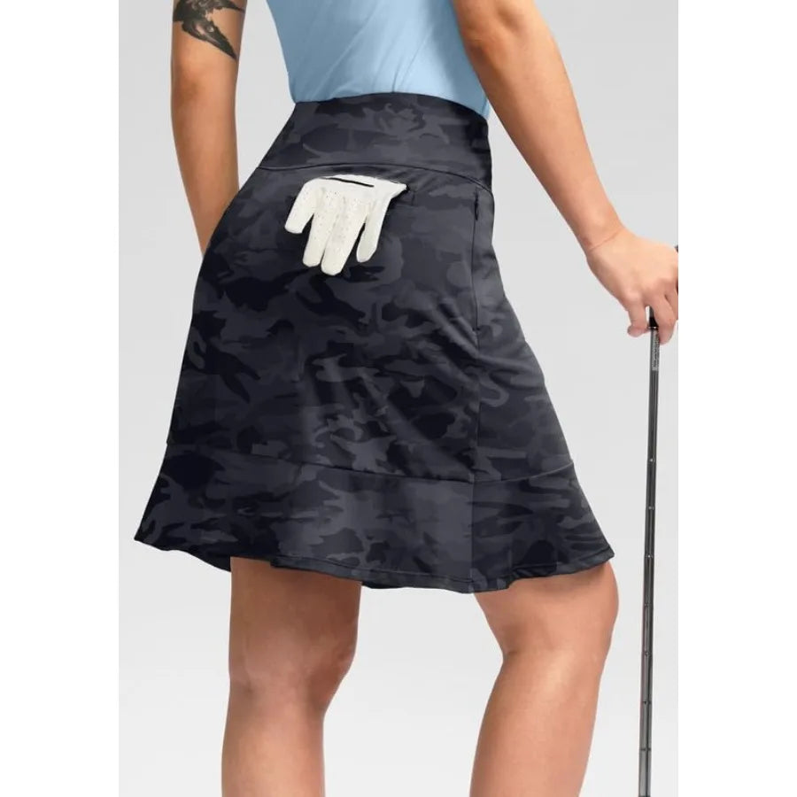 Viodia 20" Knee Length Skorts Skirts for Women with Pockets High Waisted Athletic Tennis Golf Skort for Casual Summer