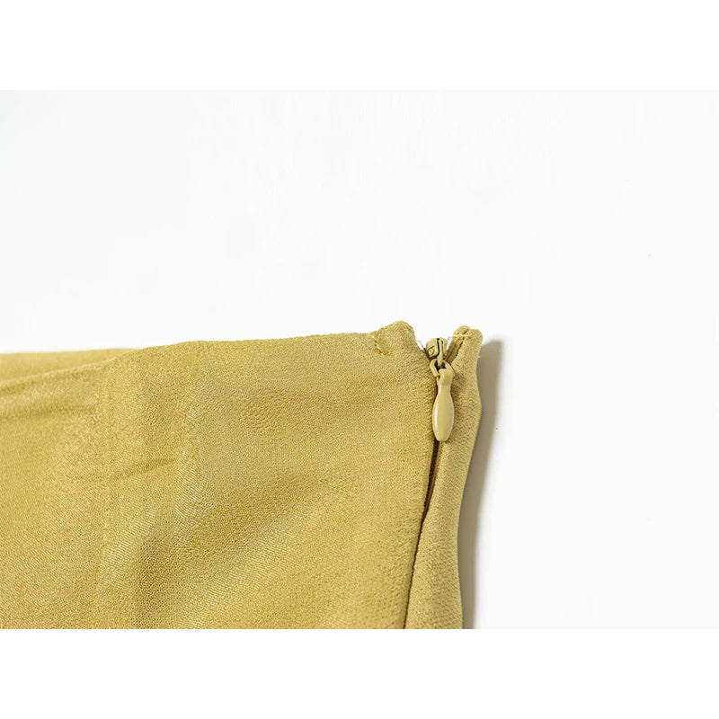 YENKYE Summer 2026 Women's Flowy Long Skirt A-Line Casual Elegant Chiffon Skirts faldas mujer