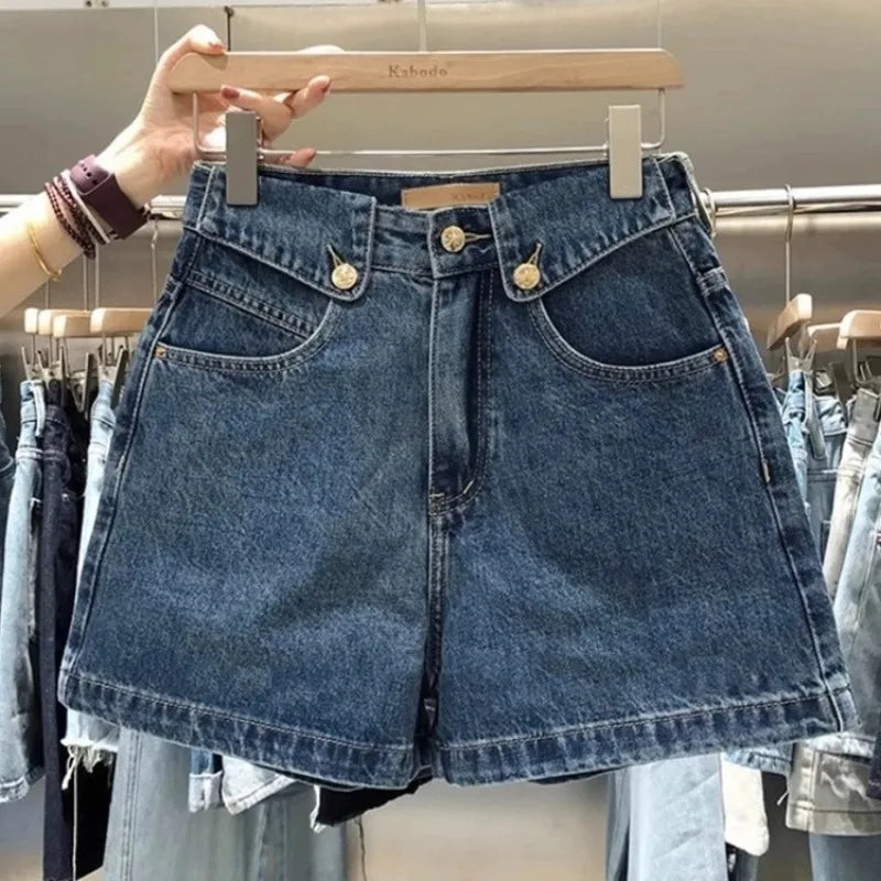 2025 Summer Denim Shorts Women's Trendy
